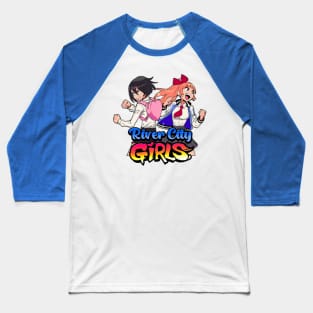 River City Girls: Misako and Kyoko w/ Logo Baseball T-Shirt